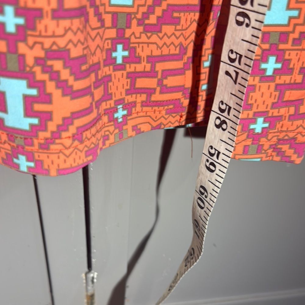 Coral V-Neck Sleeveless Wrap Maxi Dress by (Ellie Kai) size M - Picture 7 of 15